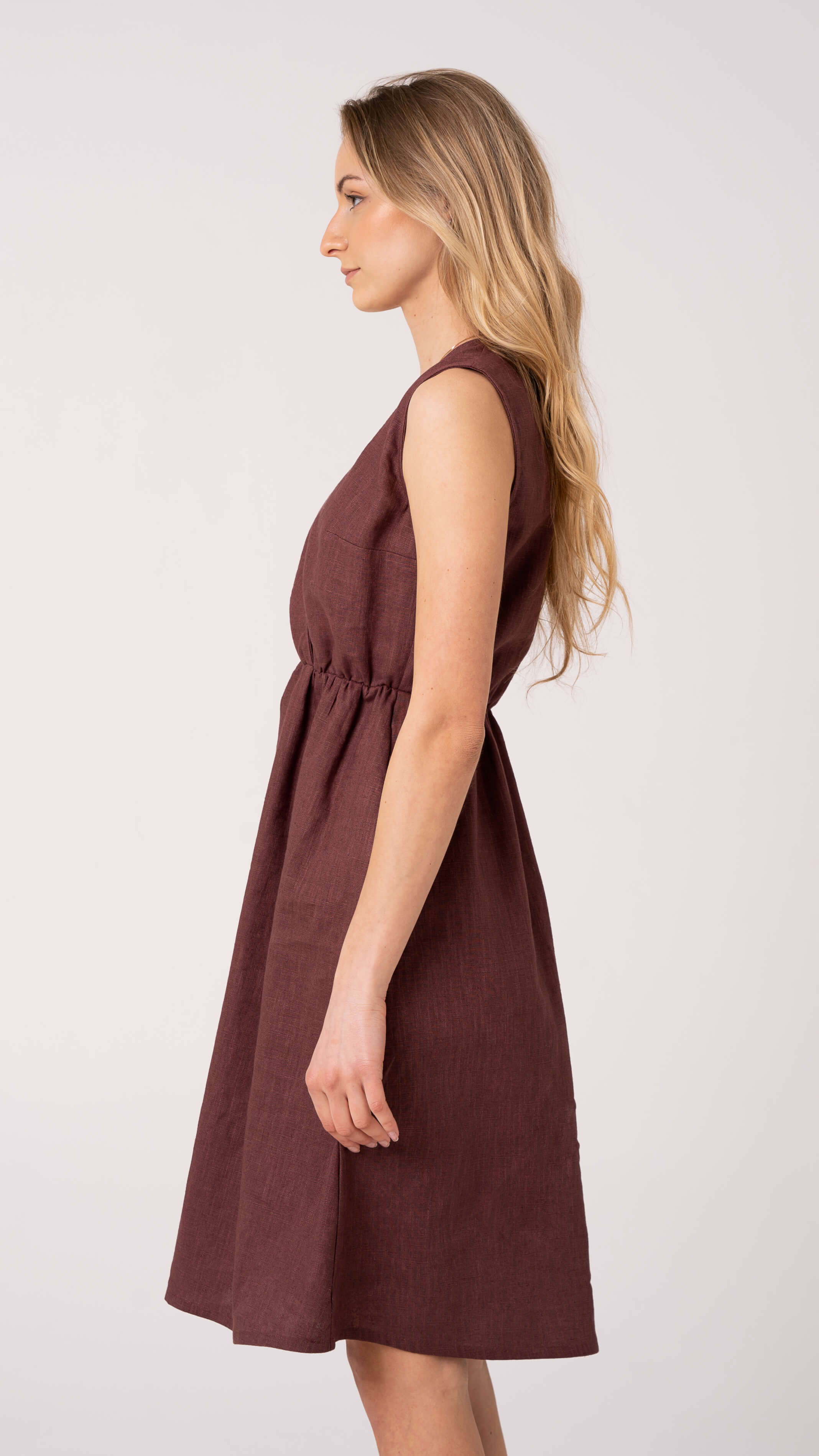 Lininė suknelė "Luknė" CMF347