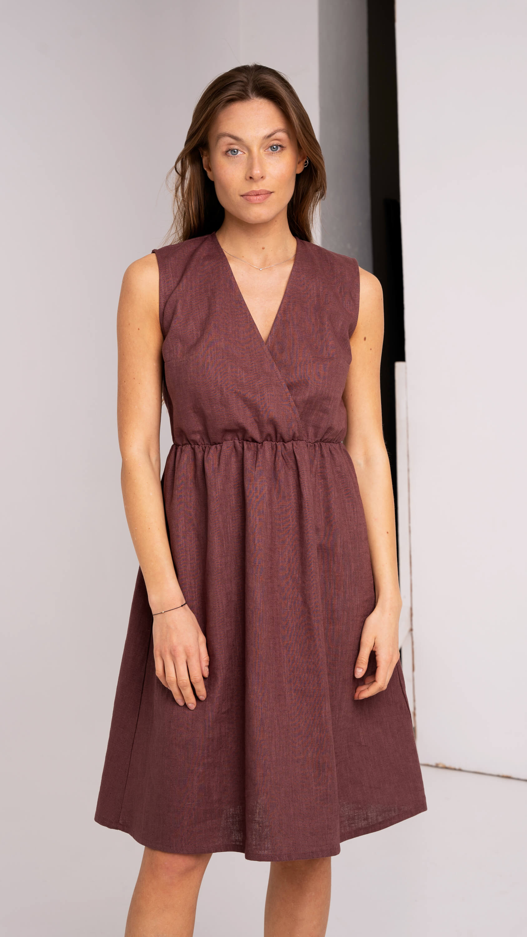 Lininė suknelė "Luknė" CMF347