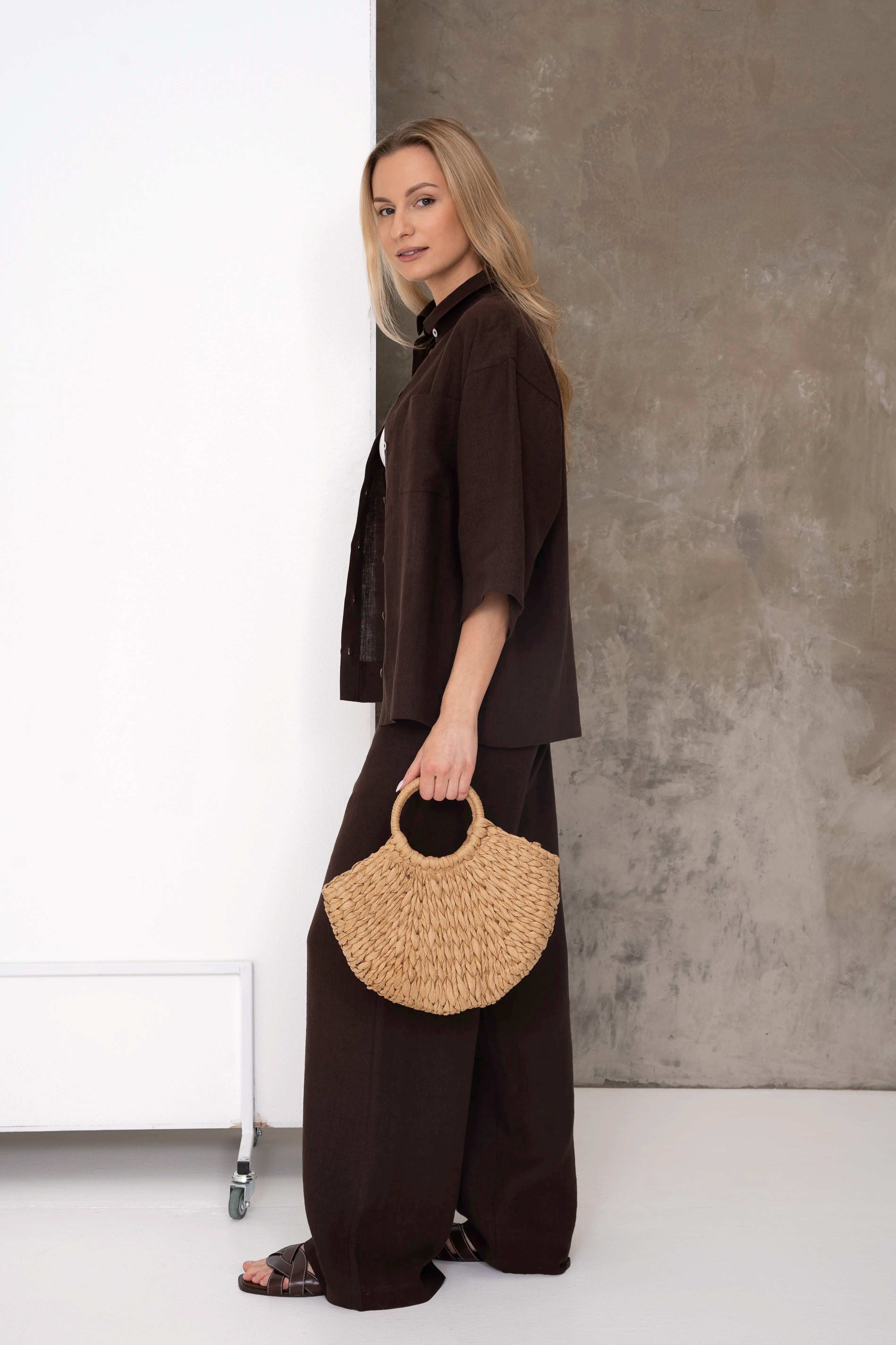 Lininis kostiumėlis "Saulė" CMF579-9