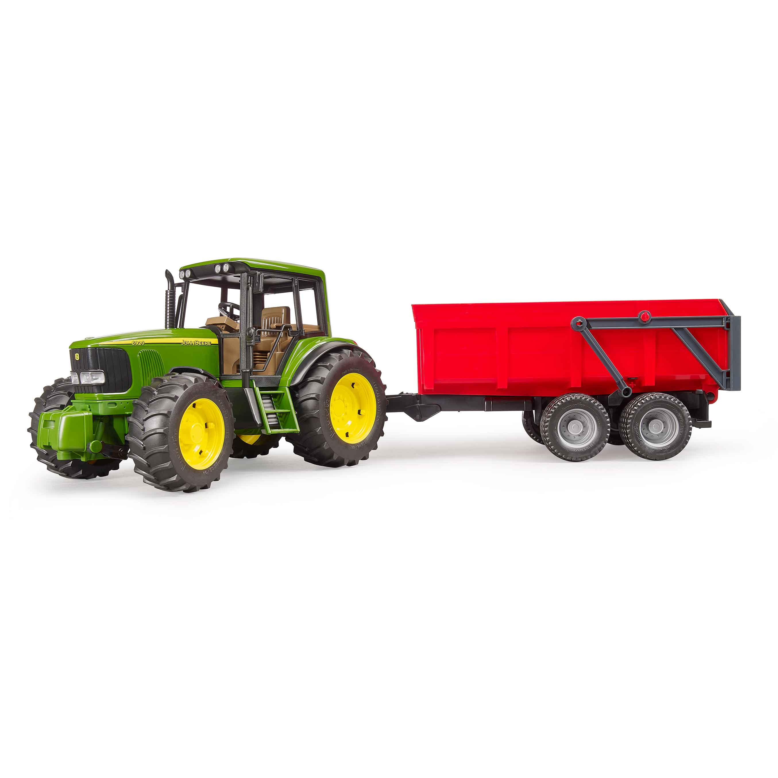 Bruder 02057 Traktorius su verčiama priekaba John Deere 6920