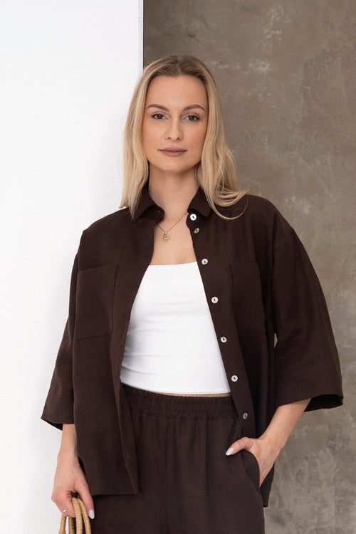 Leinenhemd „Saulė